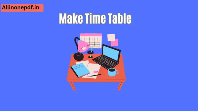 make-Time-table
